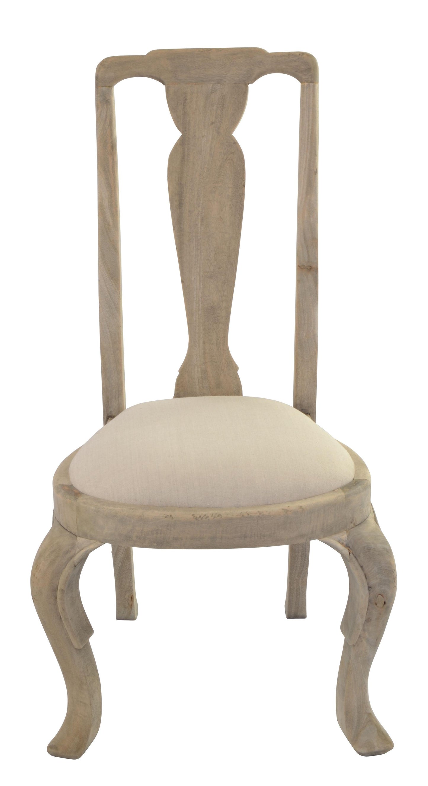 Vintage Dining Chair Tall Back Upholstered Seat