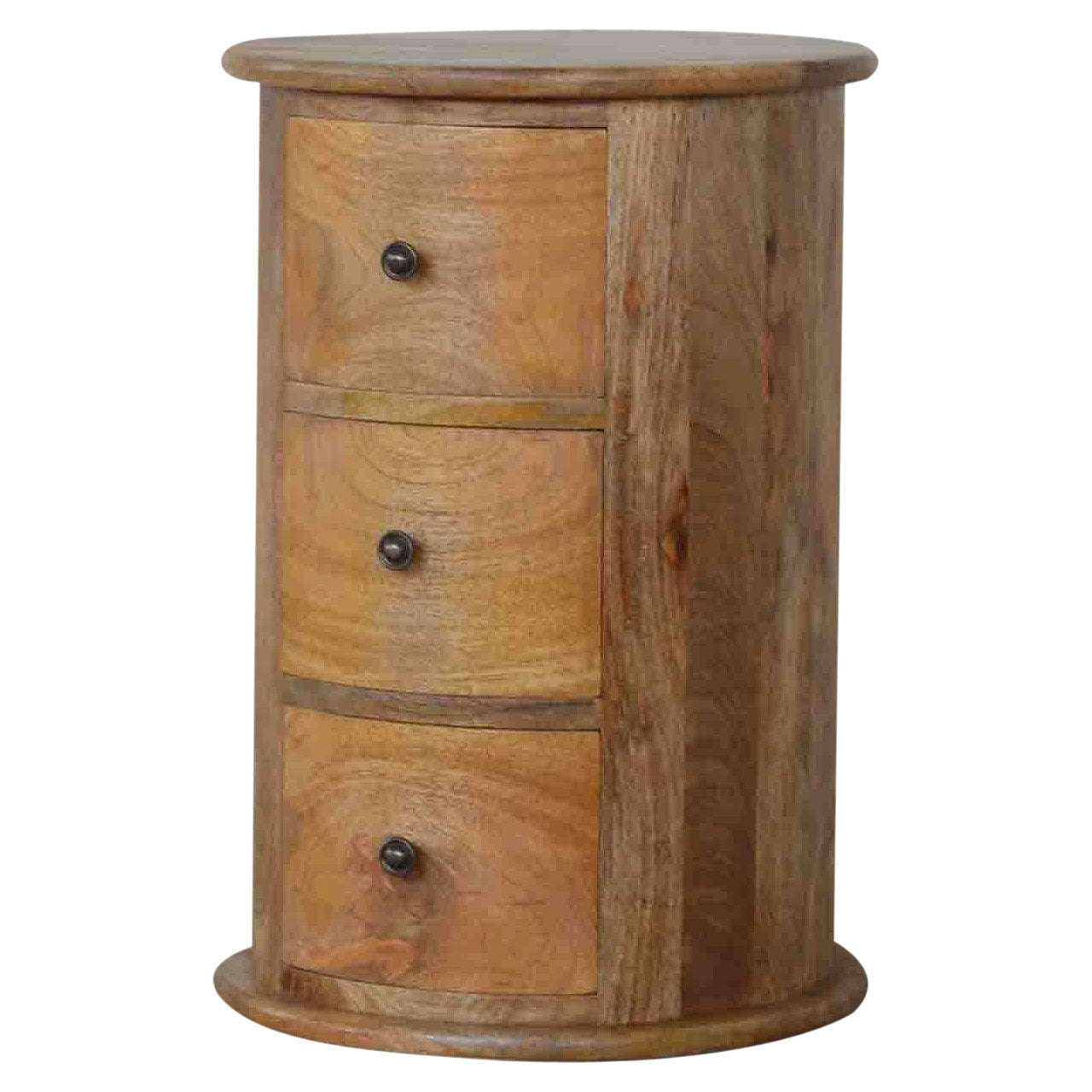 Ashpinoke:3 Drawer Drum Chest-Chests and Drawers-Artisan