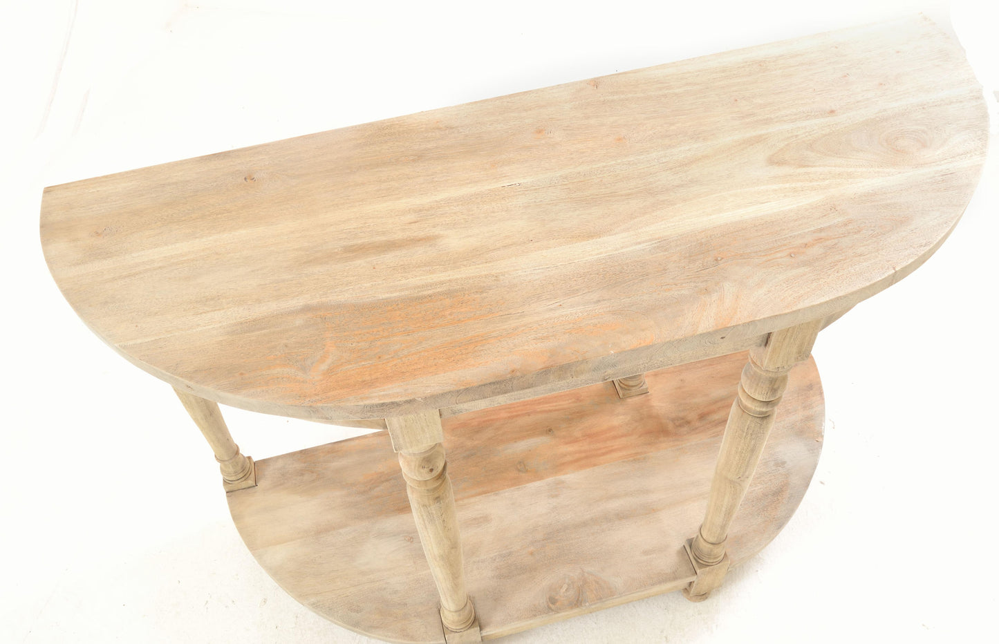 Vintage Demilune Console Table