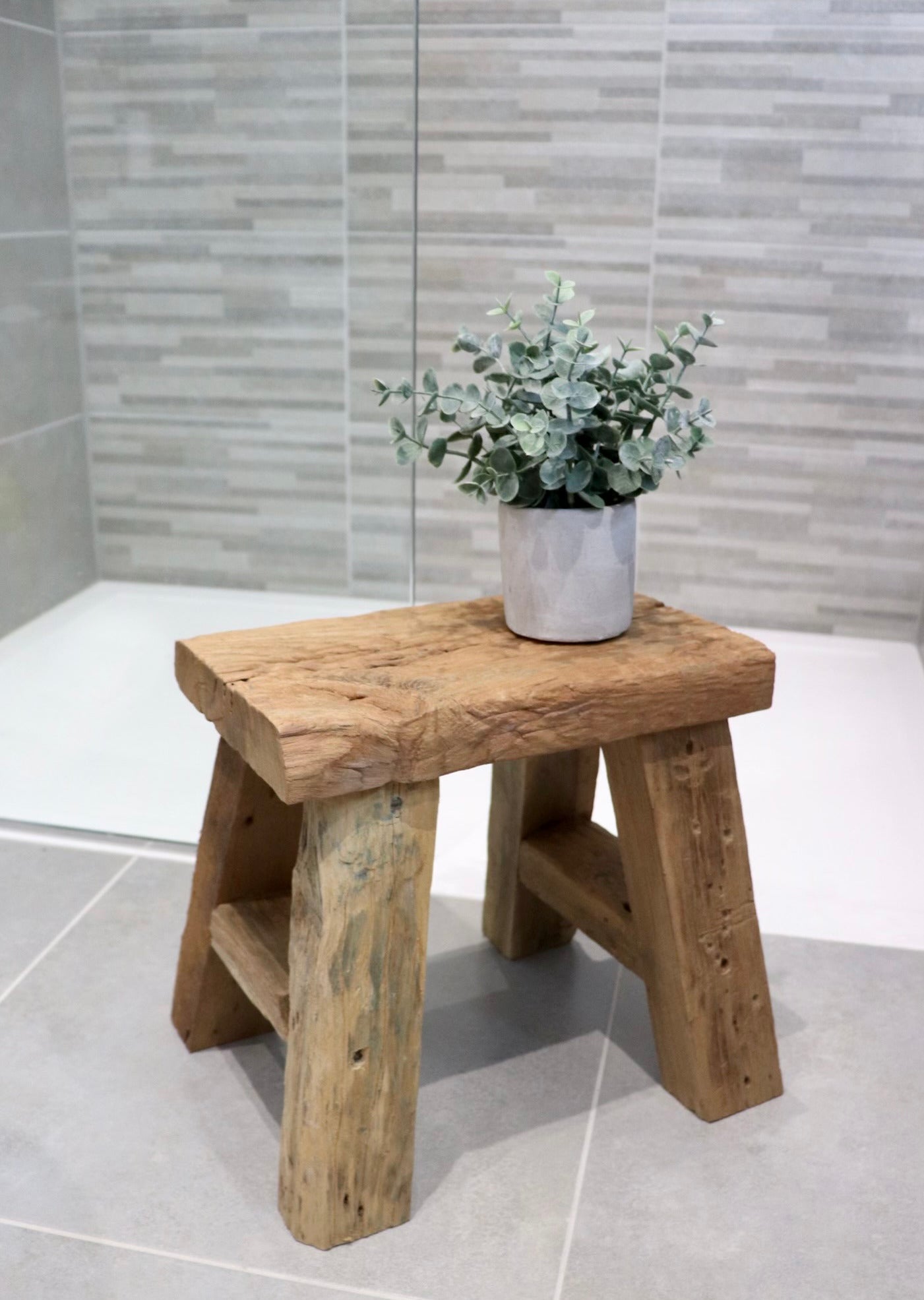 Garden Small Rustic Stool