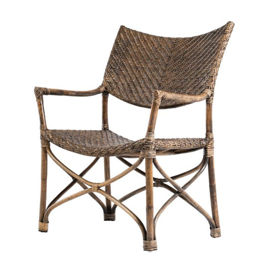 Wickerworks Collection Squire Chair (Set of 2) in Rustic