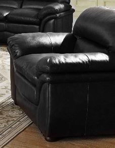 Fernando Sofa Full Bonded Leather 1 Seater Black