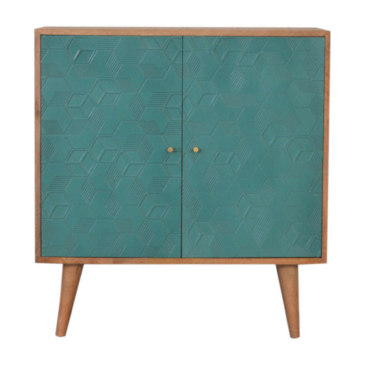 Ashpinoke:Acadia Teal Cabinet-Cabinets-Artisan