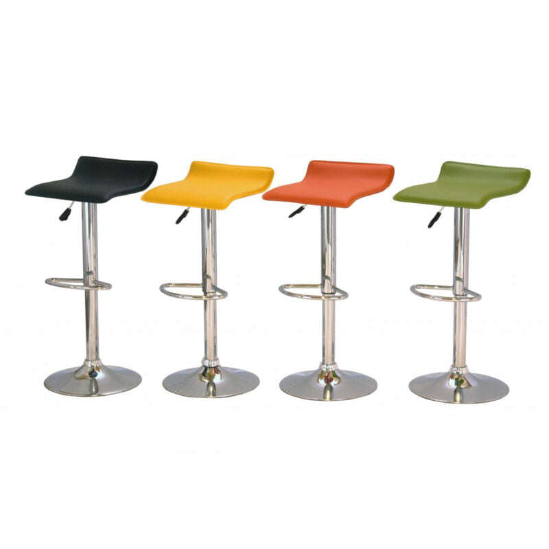 Ashpinoke:Bar Stool Model 8 Black (Sold in Pairs)-Bar Stools-Heartlands Furniture