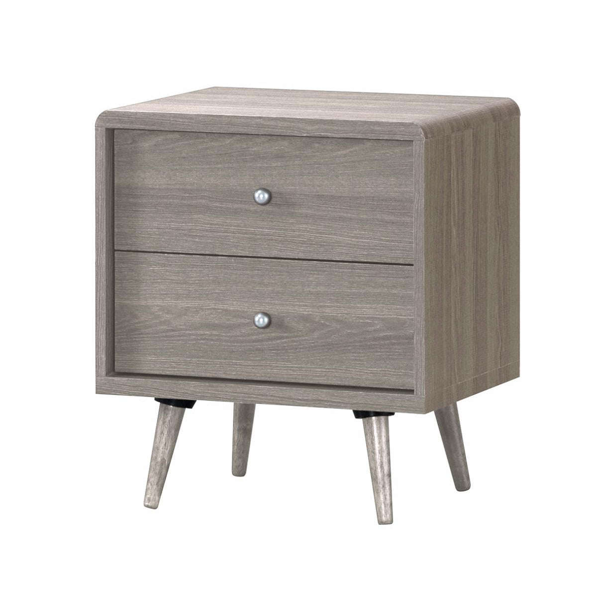 Ashpinoke:Belvoir Bedside 2 Drawer Grey Oak-Nightstands-Heartlands Furniture