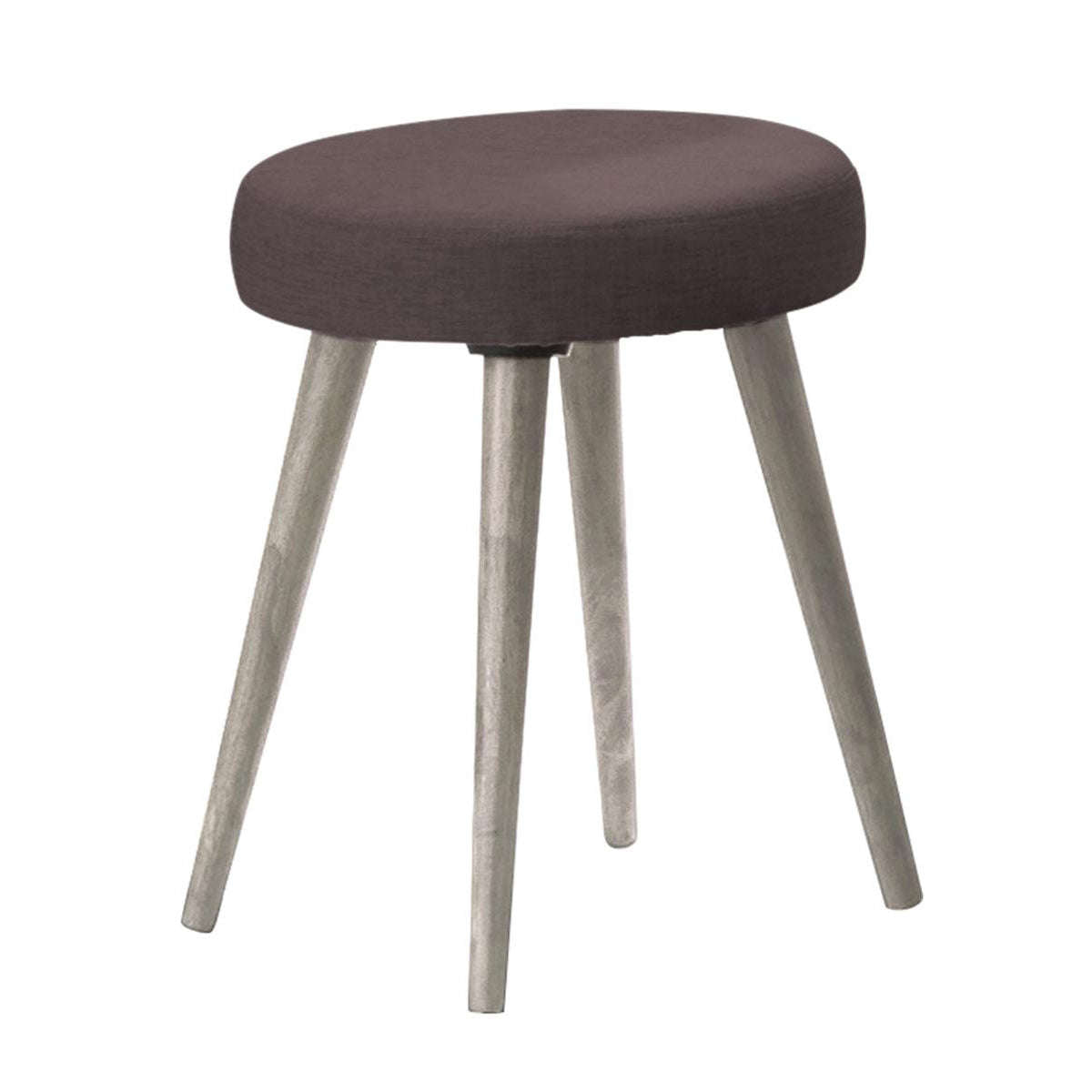 Ashpinoke:Belvoir Dressing Table Stool Grey Oak-Benches-Heartlands Furniture