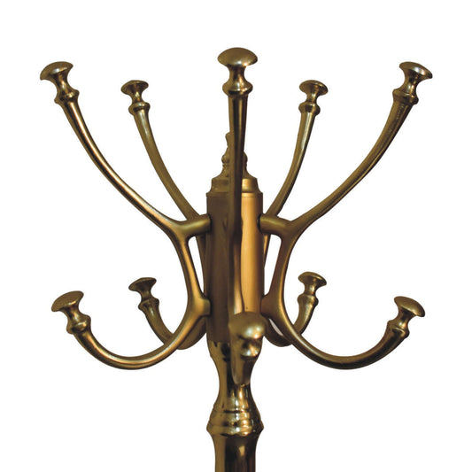 Ashpinoke:Brass Coat Stand-Coat and Hat Racks-Artisan