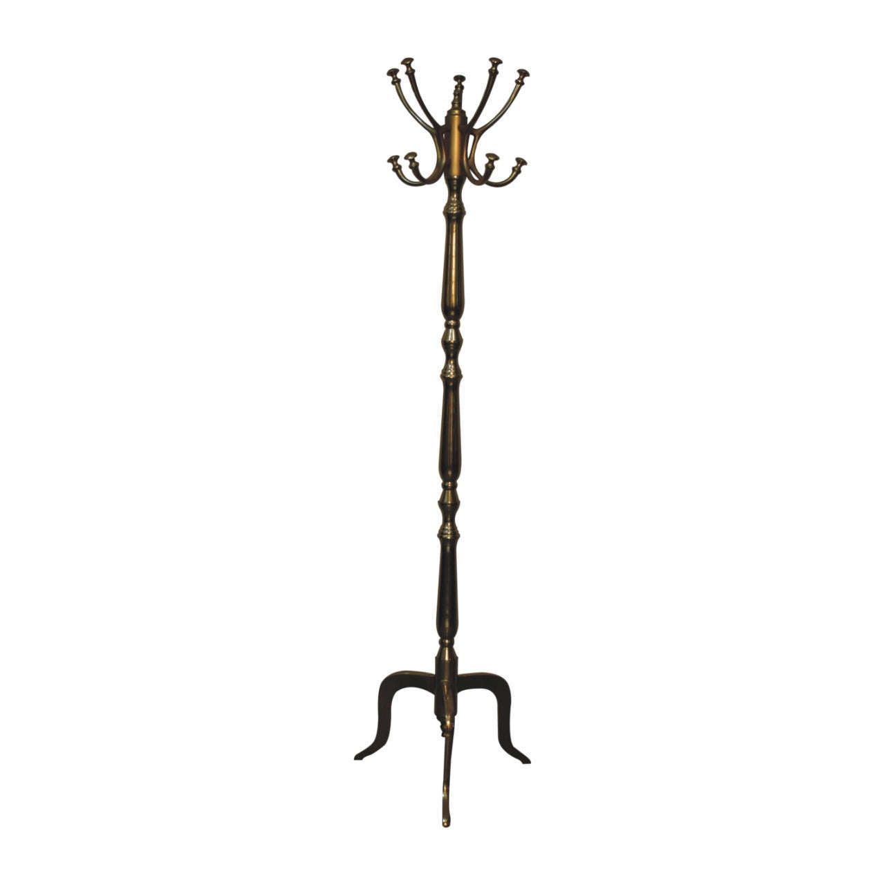 Ashpinoke:Brass Coat Stand-Coat and Hat Racks-Artisan