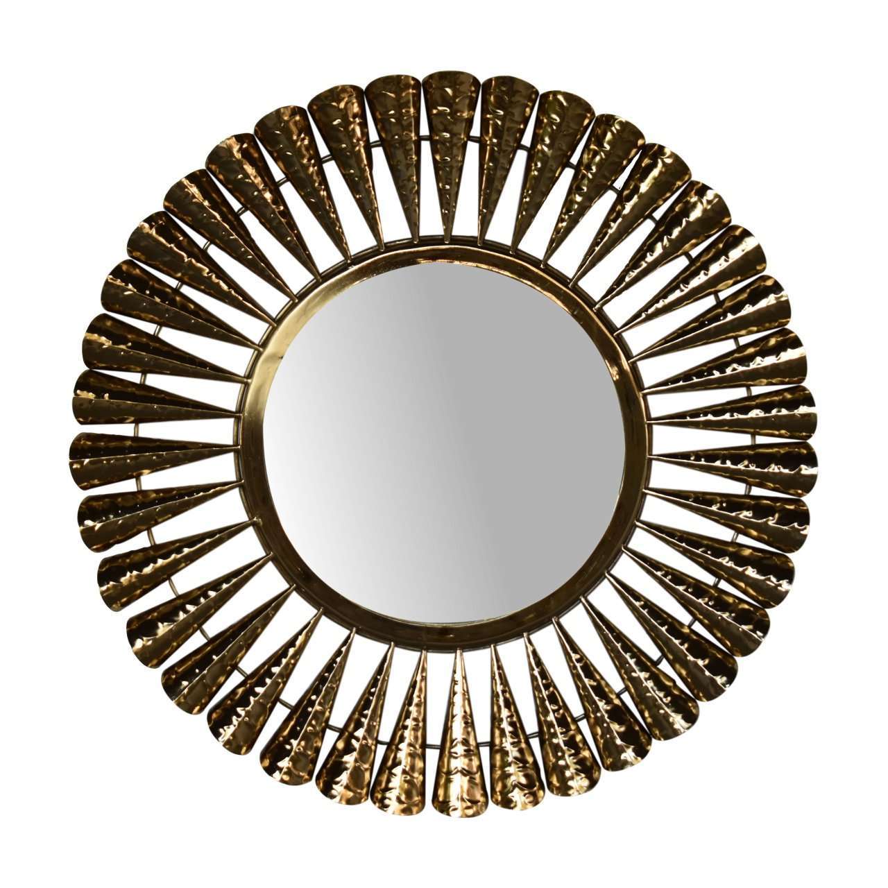Ashpinoke:Brass Coned Mirror-Mirrors-Artisan