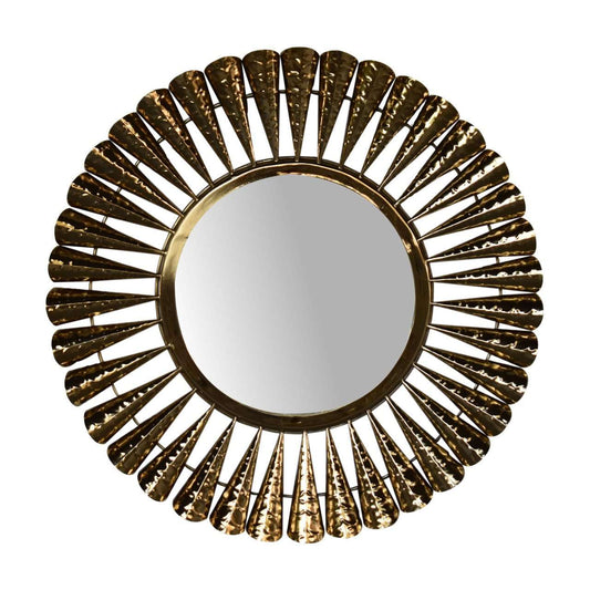 Ashpinoke:Brass Coned Mirror-Mirrors-Artisan