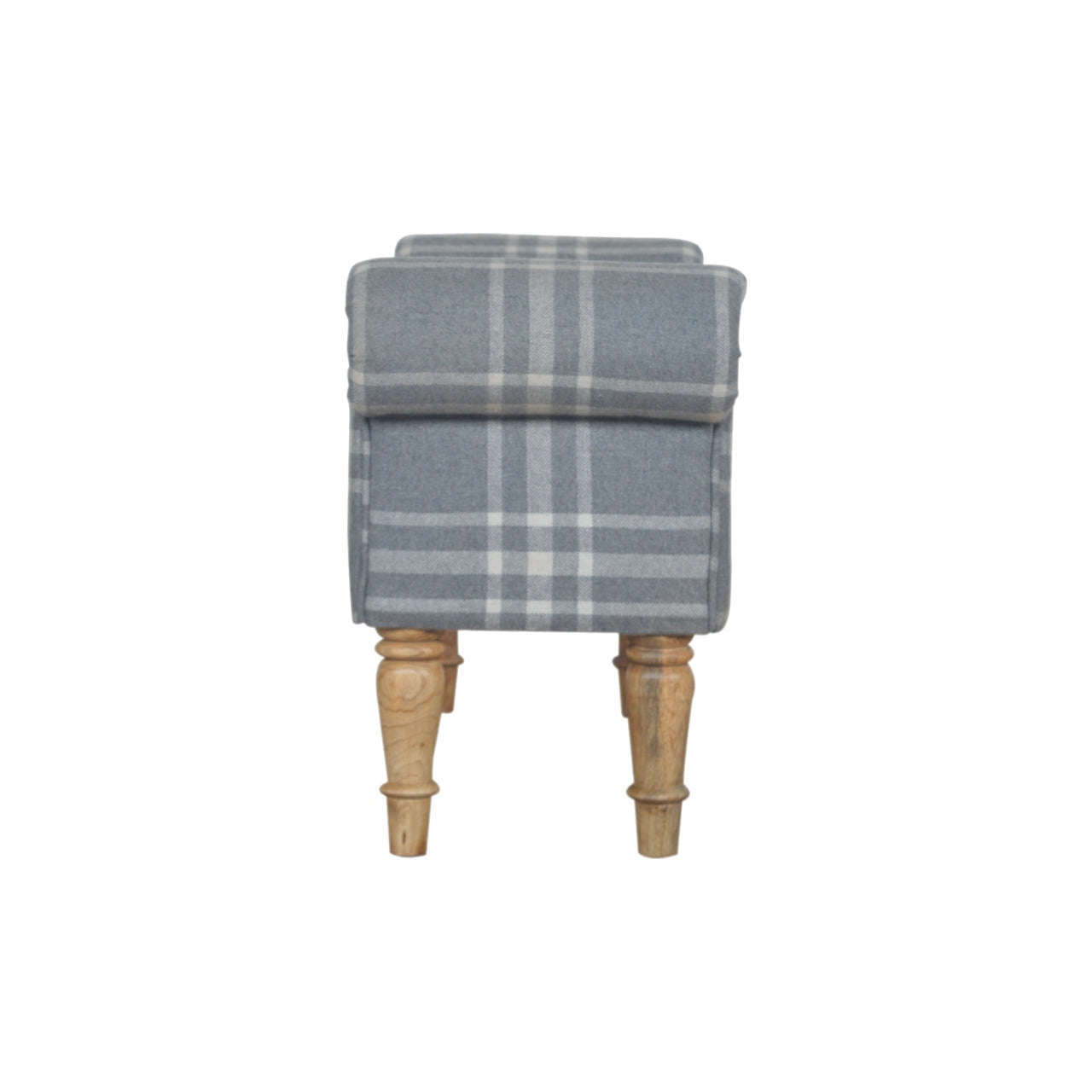 Ashpinoke:Canus Tartan Bedroom Bench-Benches-Artisan