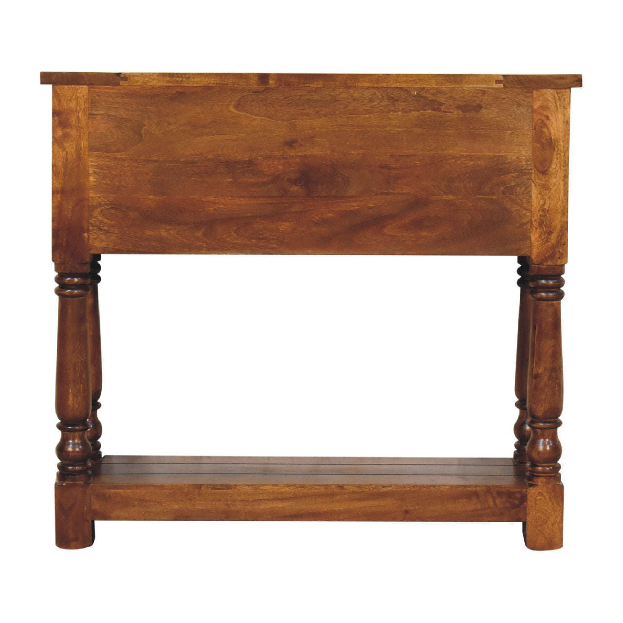 Ashpinoke:Chestnut 4 Drawer Console Table-Console and Hall Tables-Artisan