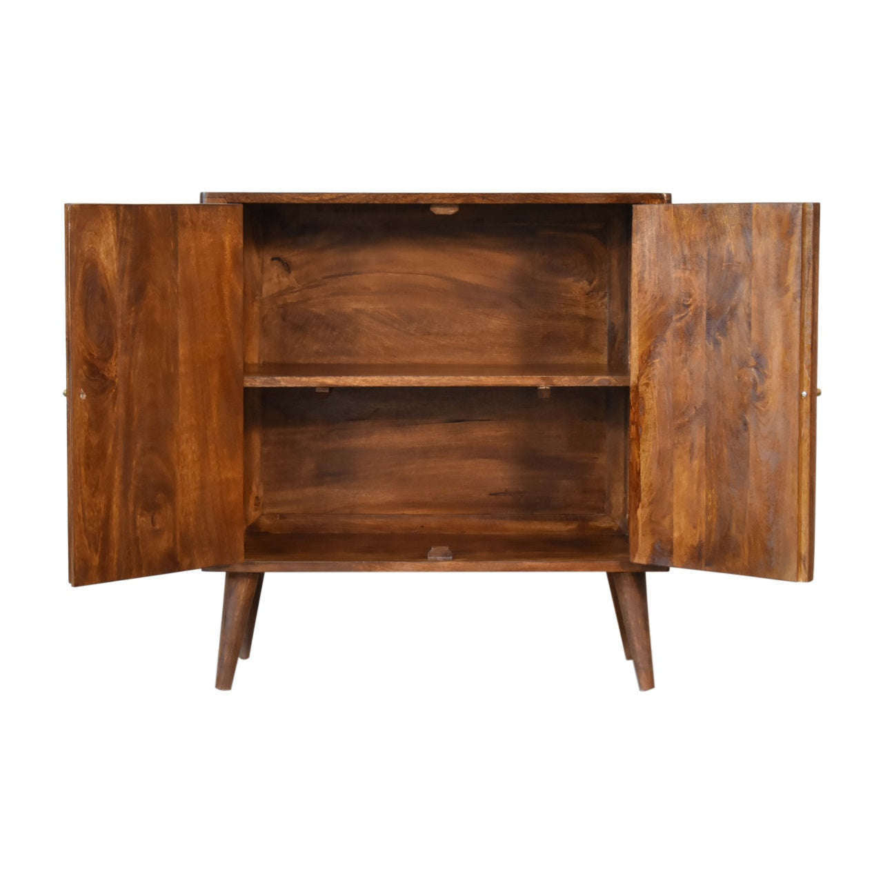 Ashpinoke:Chestnut Arch Cabinet-Cabinets-Artisan