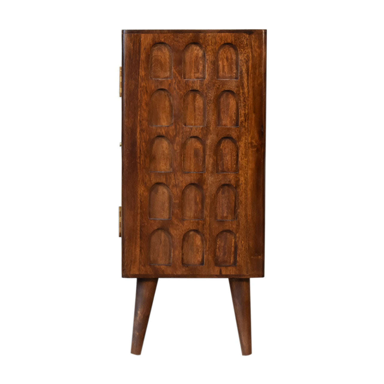 Ashpinoke:Chestnut Arch Cabinet-Cabinets-Artisan