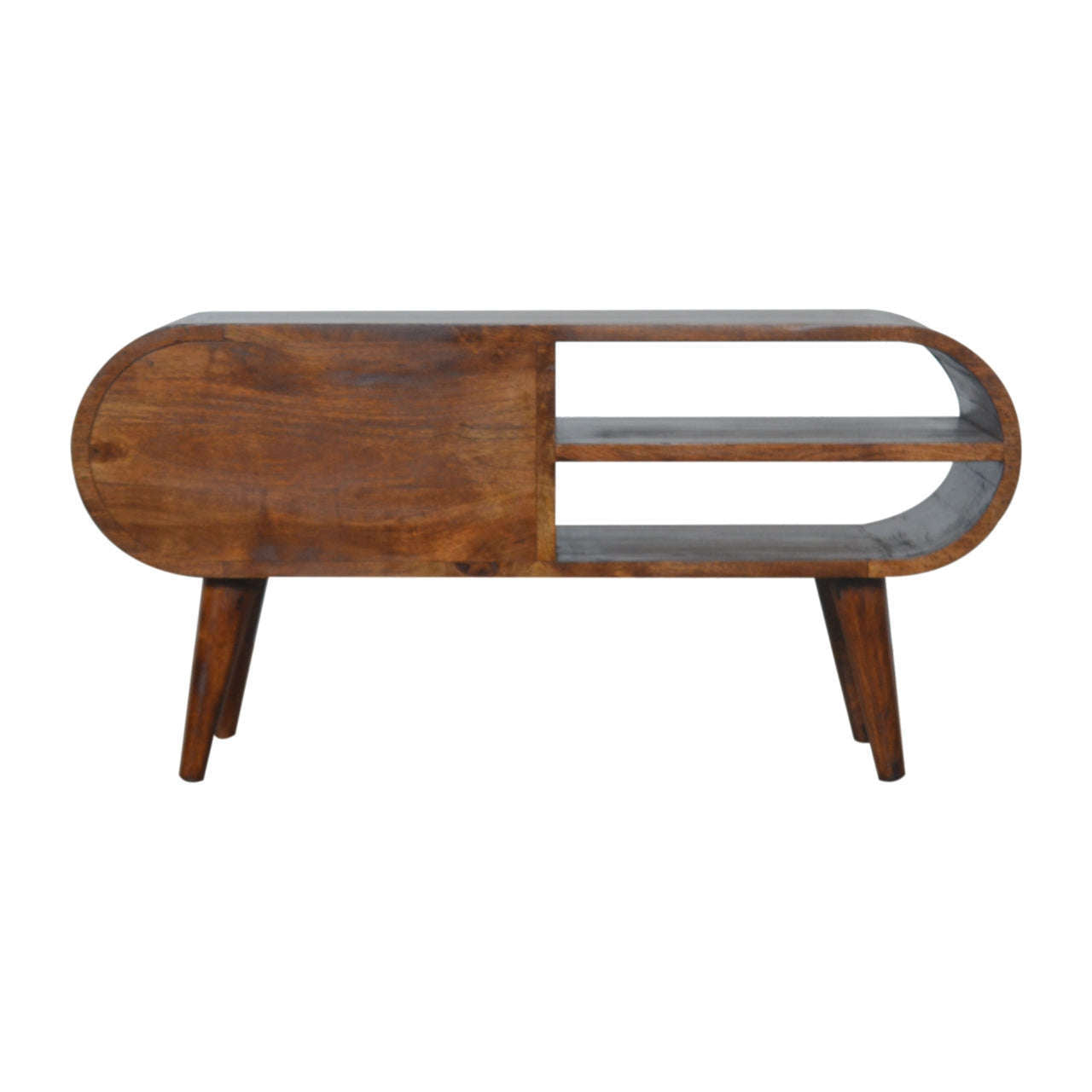 Ashpinoke:Chestnut Circular Media Unit-Media Units-Artisan