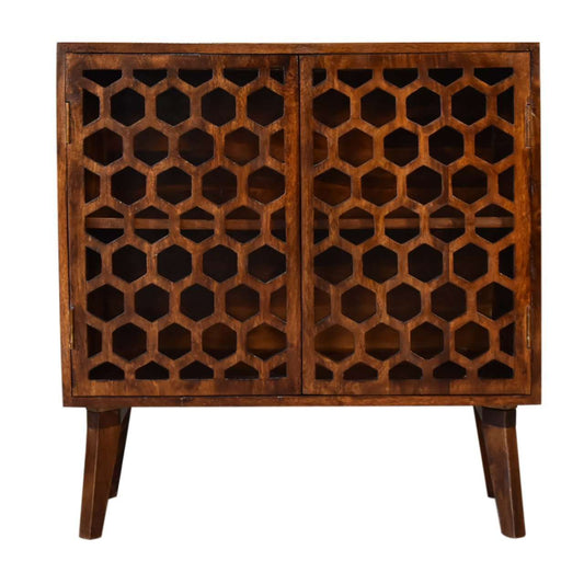 Ashpinoke:Chestnut Comb Cabinet-Cabinets-Artisan