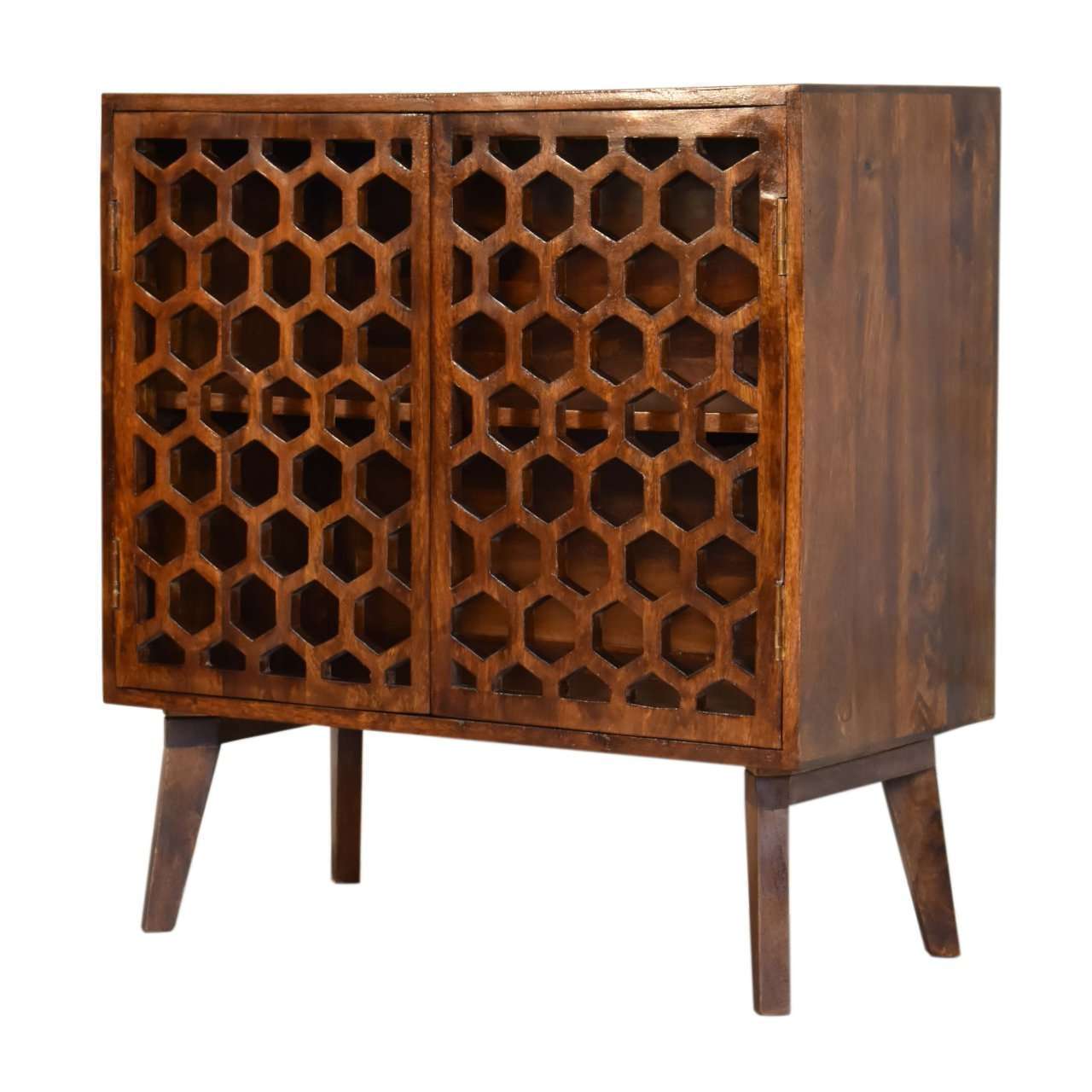 Ashpinoke:Chestnut Comb Cabinet-Cabinets-Artisan