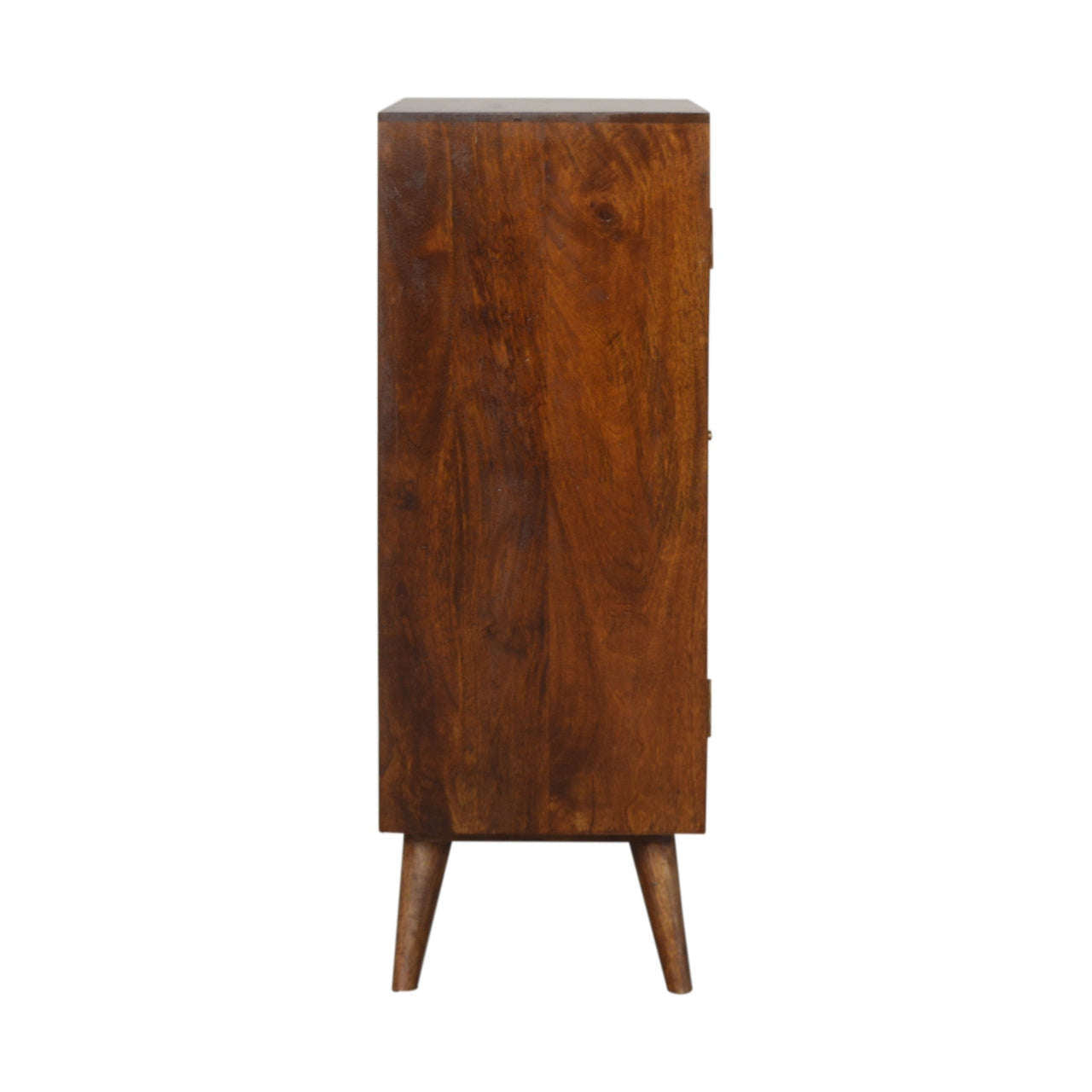 Ashpinoke:Chestnut Gold Inlay Abstract Cabinet-Cabinets-Artisan