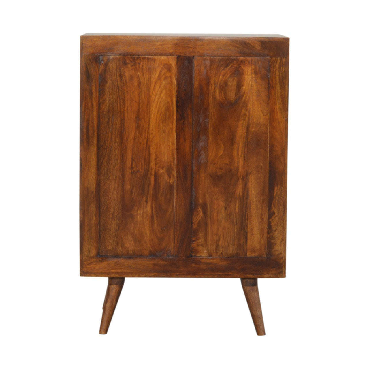 Ashpinoke:Chestnut Gold Inlay Abstract Cabinet-Cabinets-Artisan