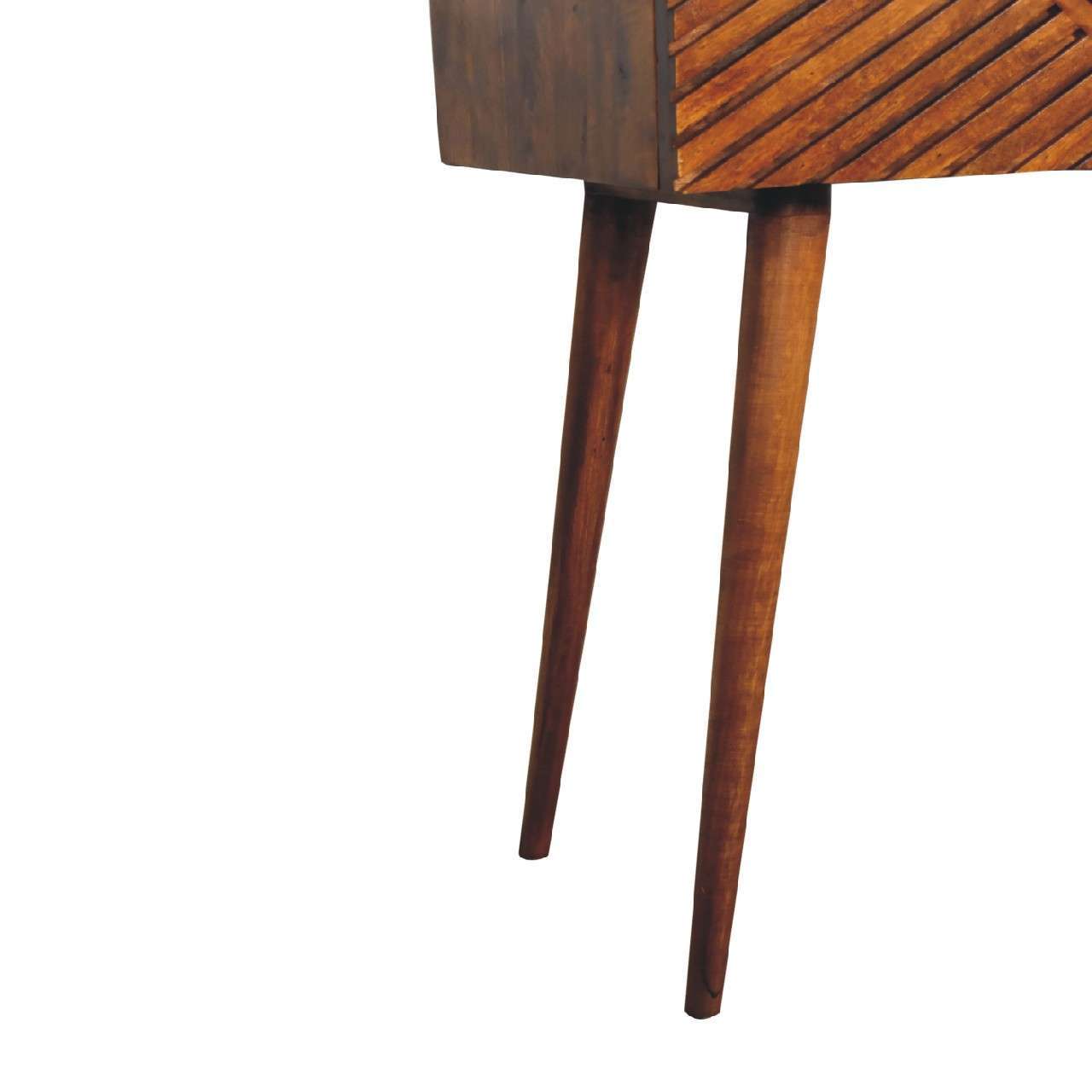 Ashpinoke:Chestnut Lille Console Table-Console and Hall Tables-Artisan