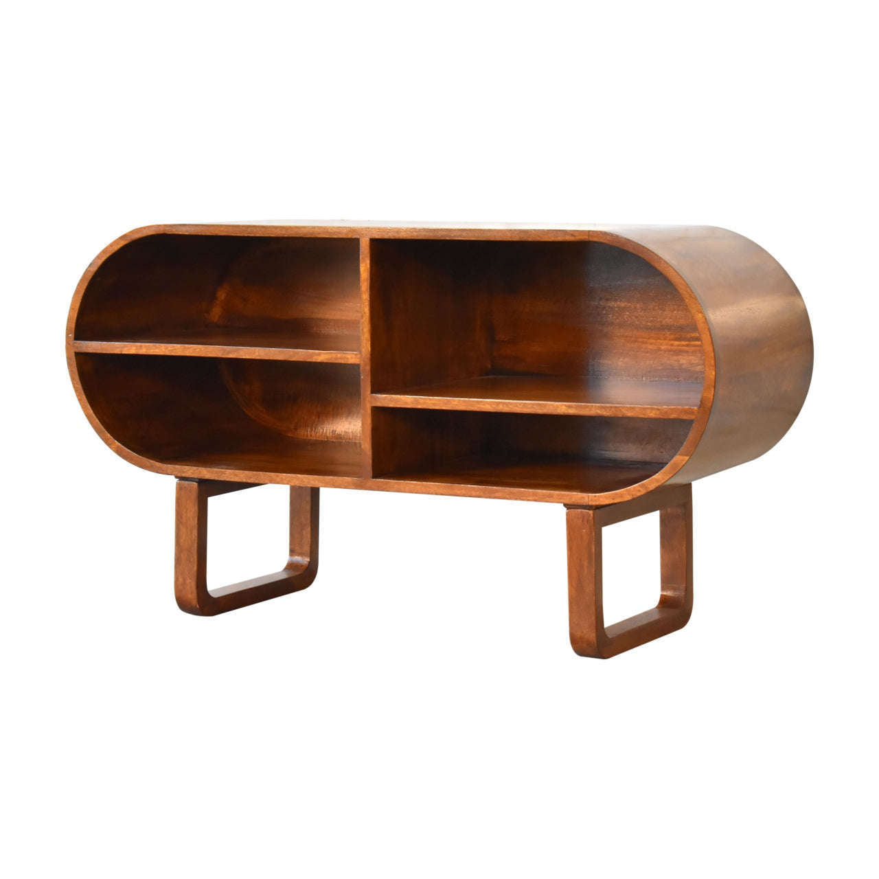 Ashpinoke:Chestnut Open Circular Media Unit-Media Units-Artisan