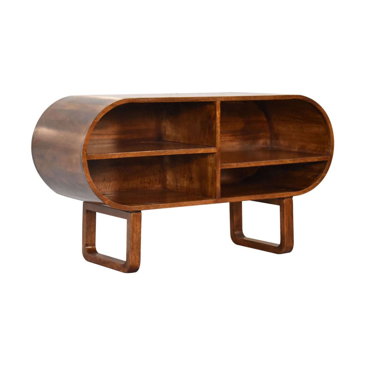 Ashpinoke:Chestnut Open Circular Media Unit-Media Units-Artisan