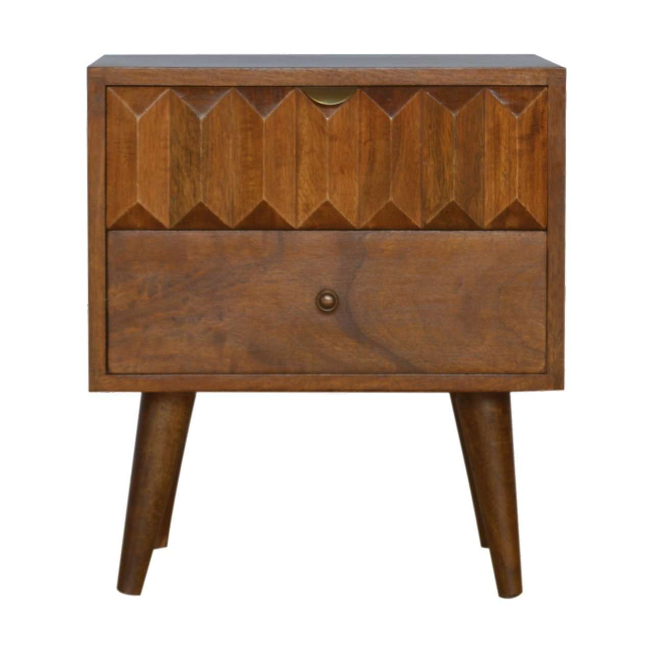 Ashpinoke:Chestnut Prism Bedside-Bedsides-Artisan