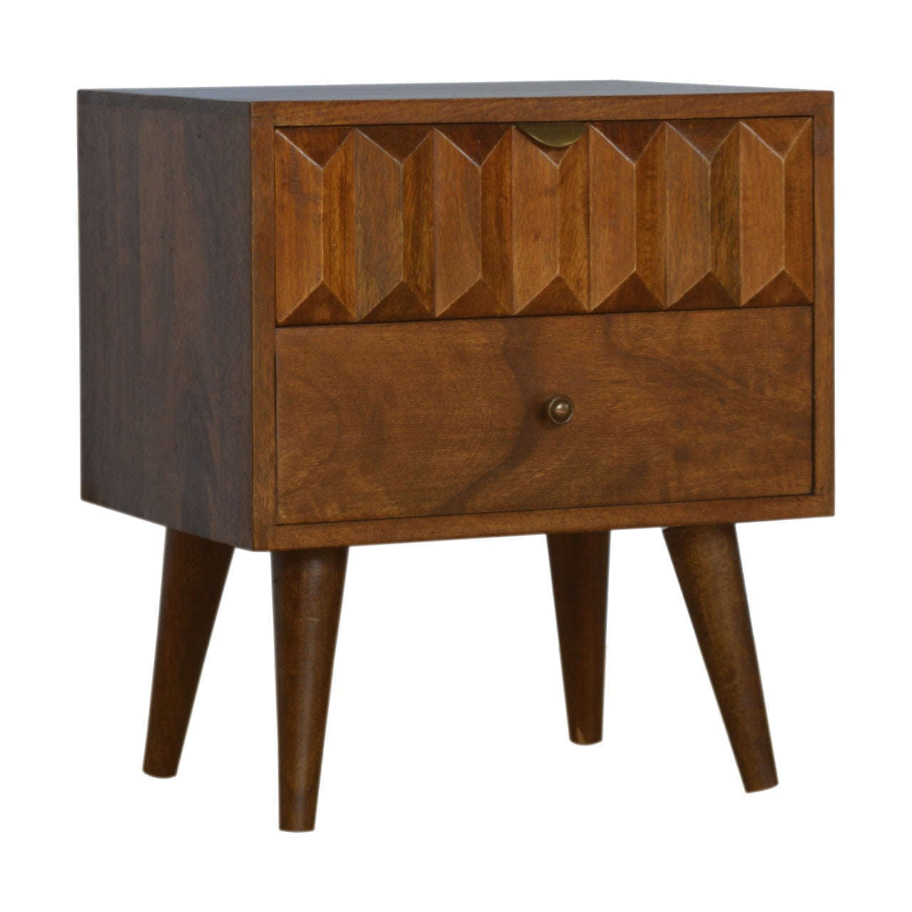 Ashpinoke:Chestnut Prism Bedside-Bedsides-Artisan