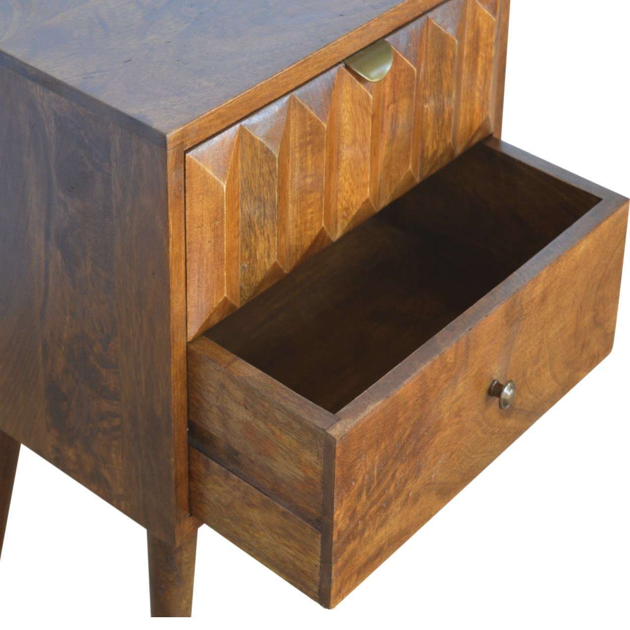 Ashpinoke:Chestnut Prism Bedside-Bedsides-Artisan