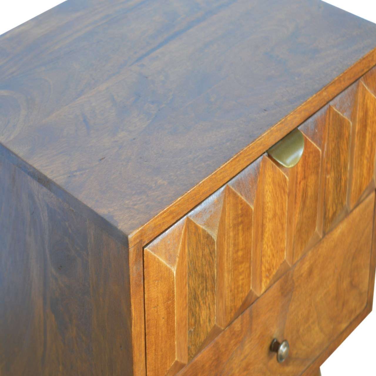 Ashpinoke:Chestnut Prism Bedside-Bedsides-Artisan