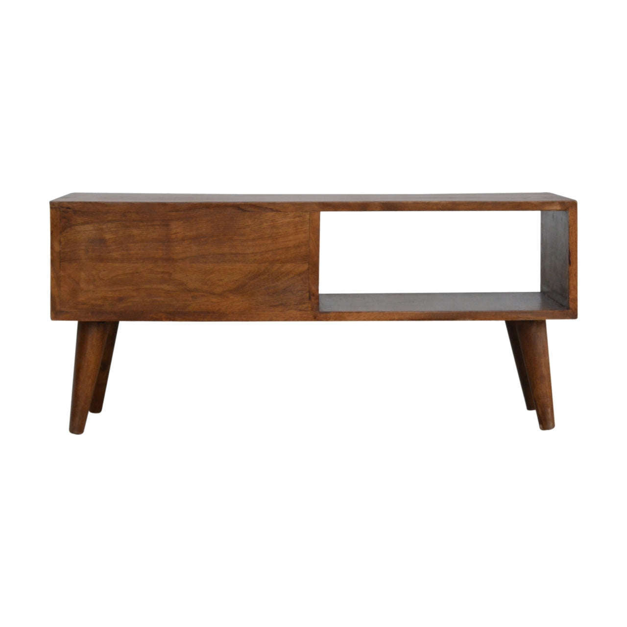 Ashpinoke:Chestnut Prism Sliding Door Media Unit-Media Units-Artisan