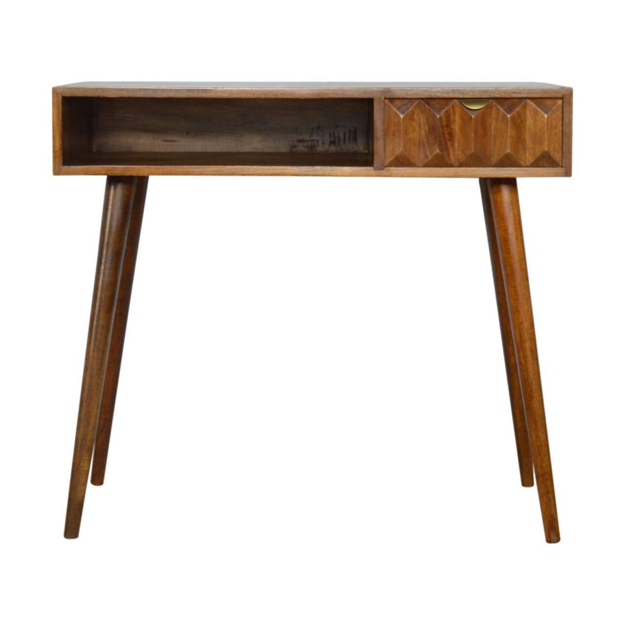 Ashpinoke:Chestnut Prism Writing Desk-Desks-Artisan