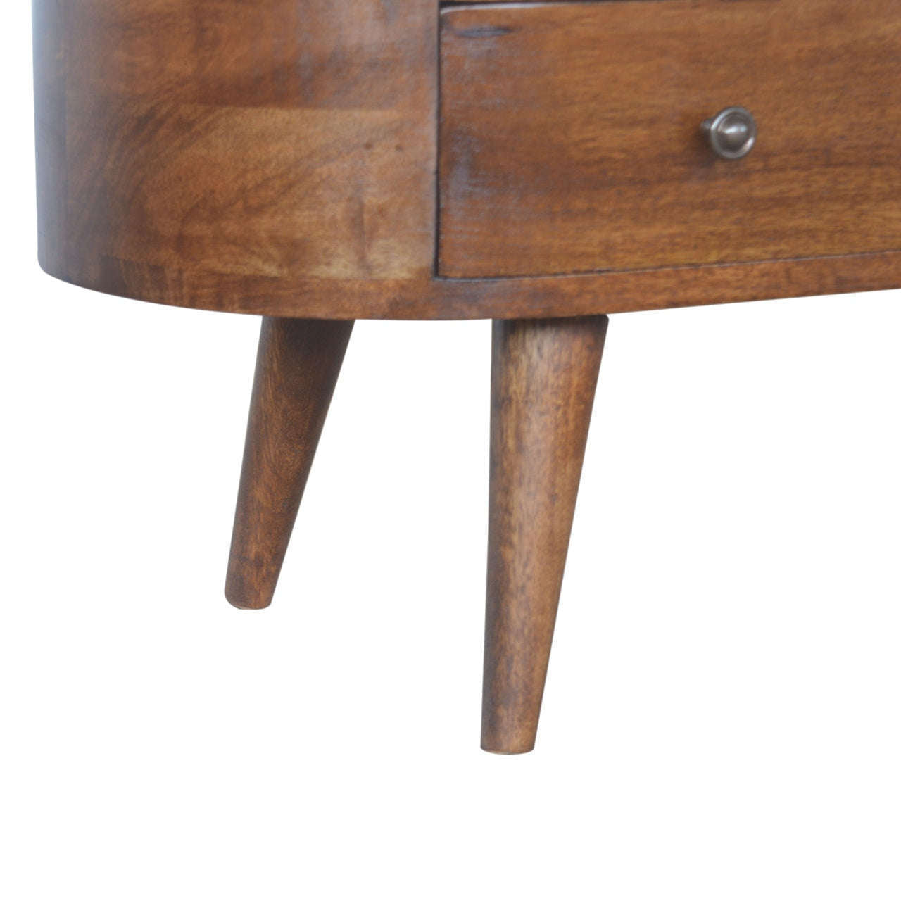 Ashpinoke:Chestnut Rounded Entertainment Unit-Media Units-Artisan