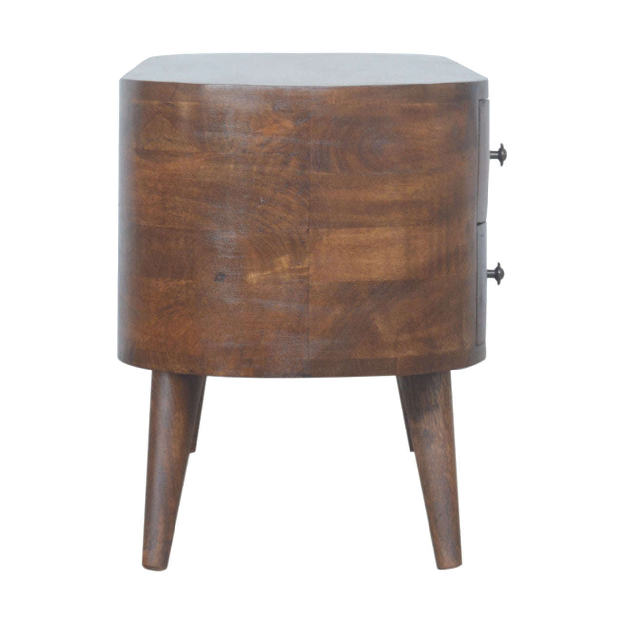 Ashpinoke:Chestnut Rounded Entertainment Unit-Media Units-Artisan