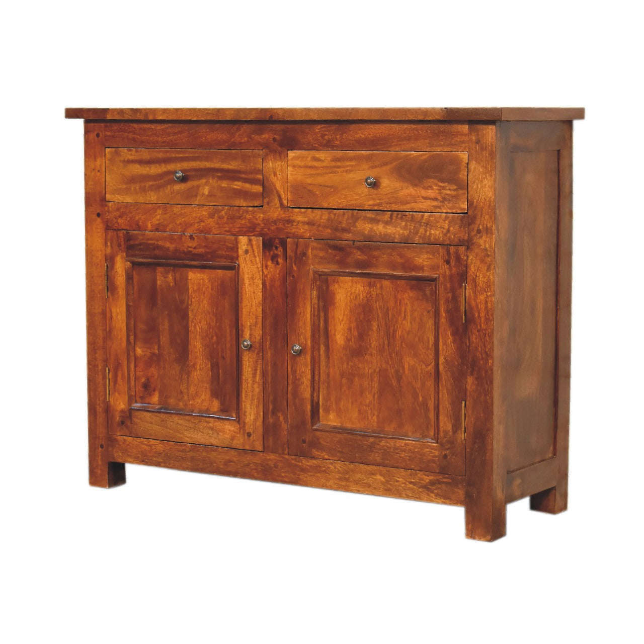 Ashpinoke:Chestnut Sideboard with 2 Drawers-Sideboards-Artisan