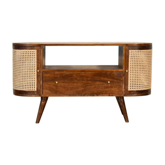 Ashpinoke:Chestnut Woven Media Unit-Media Units-Artisan