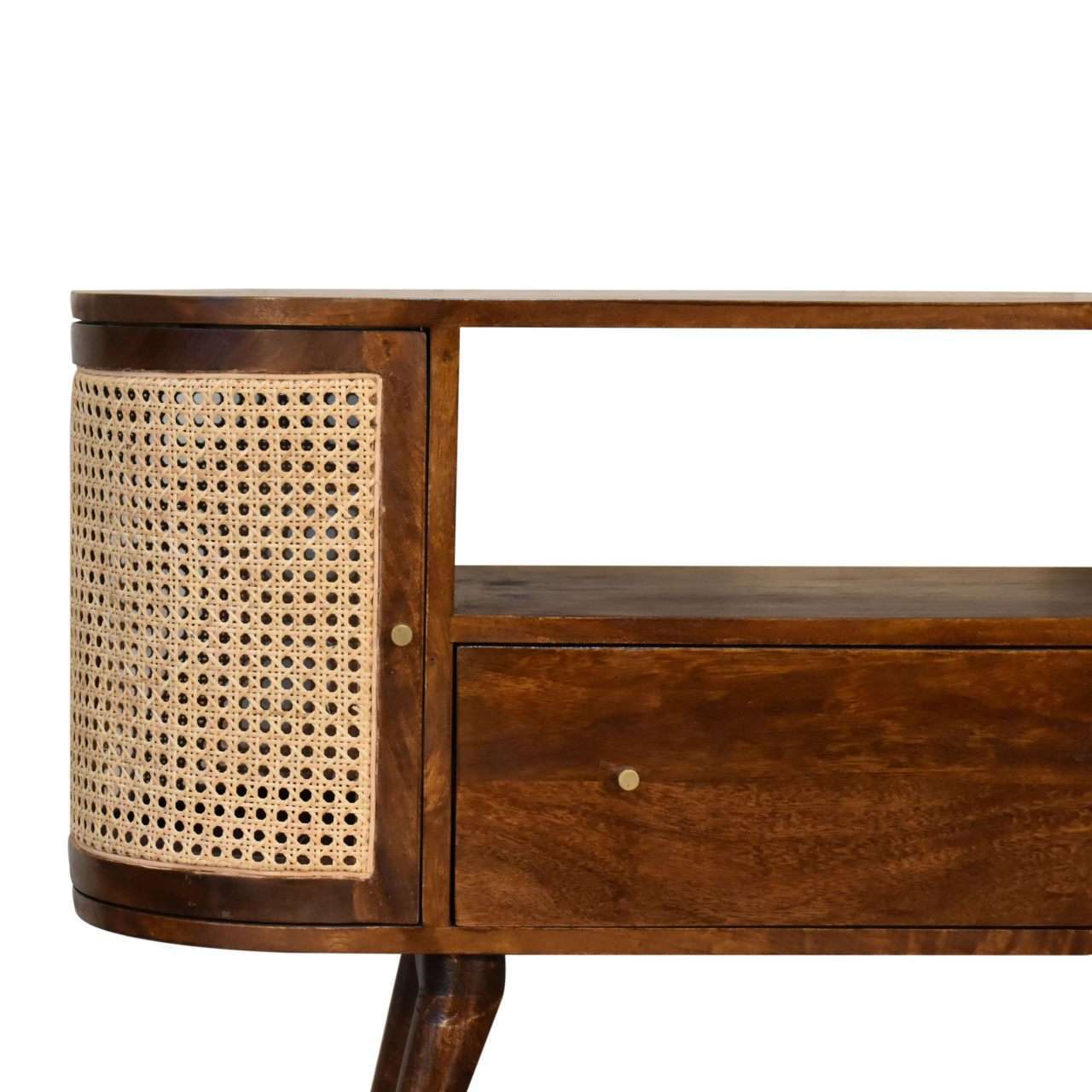 Ashpinoke:Chestnut Woven Media Unit-Media Units-Artisan