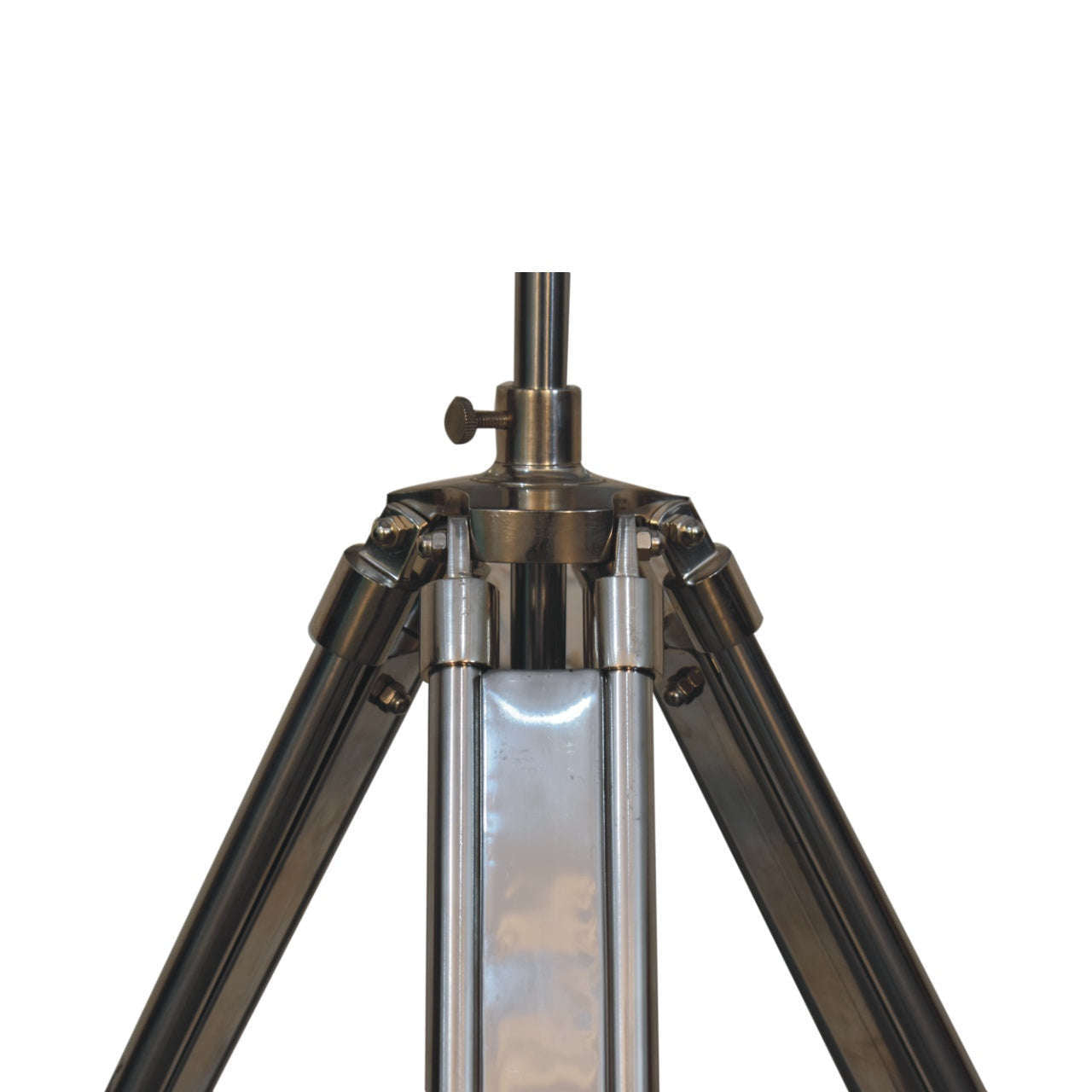 Ashpinoke:Chrome Tripod Lamp-Lighting-Artisan