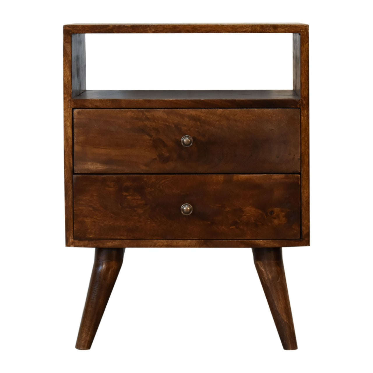 Ashpinoke:Classic Chestnut Bedside-Bedsides-Artisan