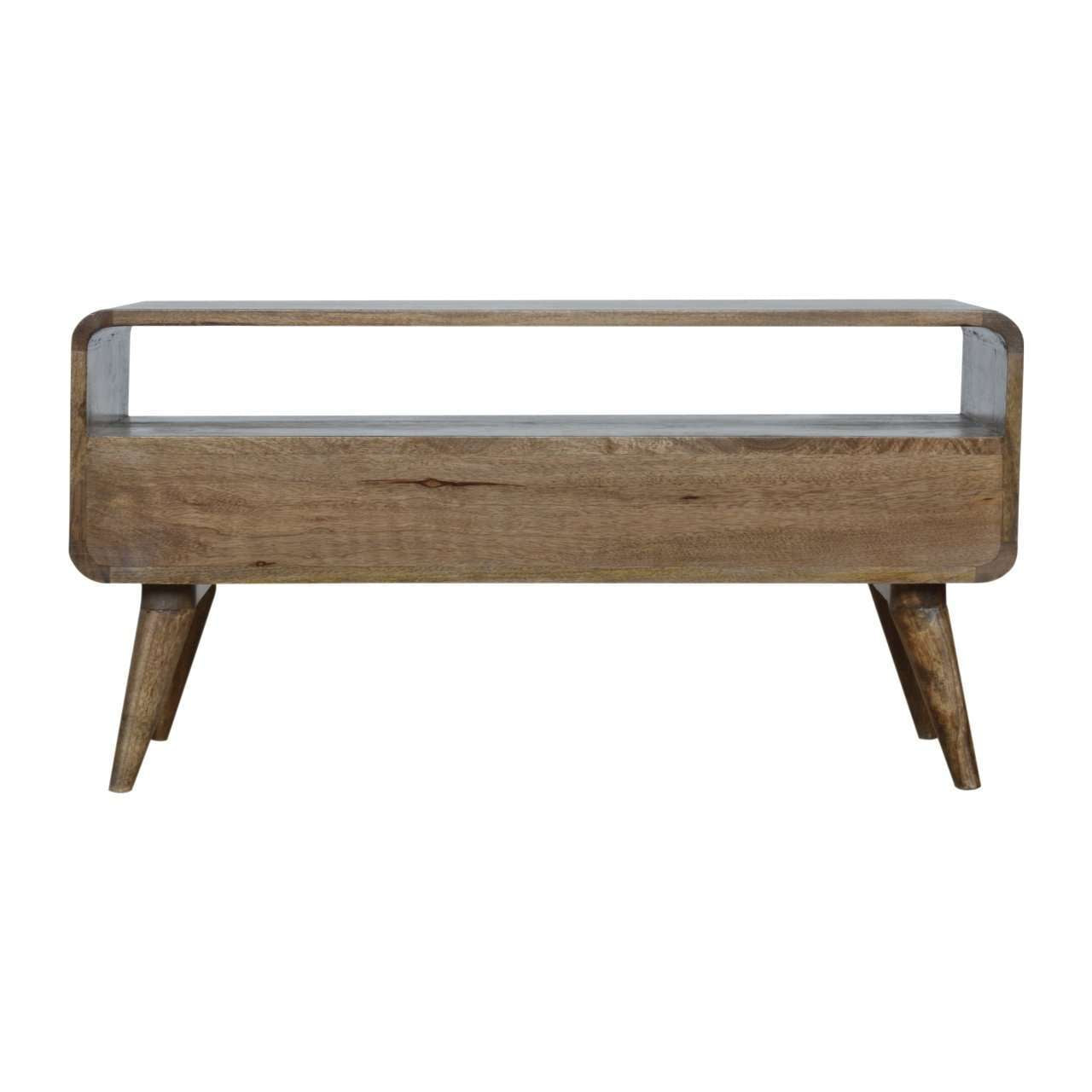 Ashpinoke:Curved Grey Washed Media Unit-Media Units-Artisan