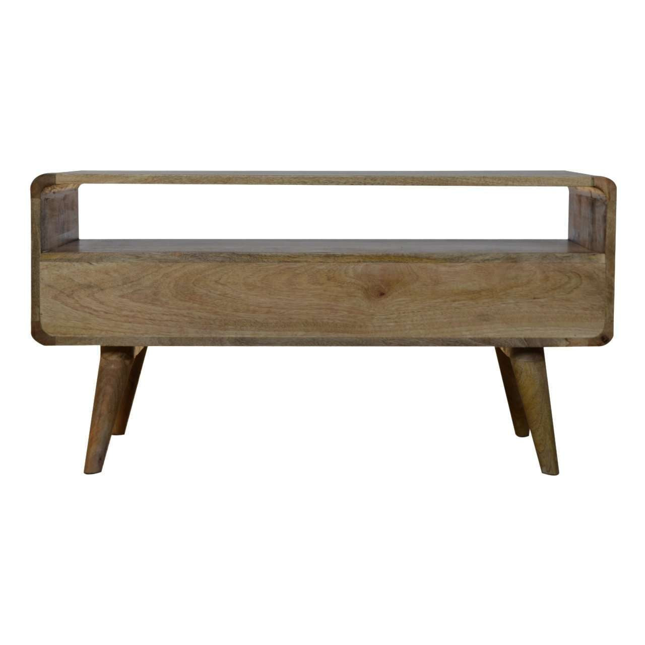 Ashpinoke:Curved Oak-ish Media Unit-Media Units-Artisan