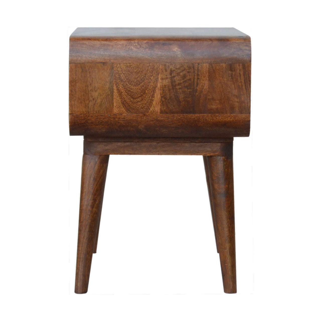 Ashpinoke:Curved Open Chestnut Bedside-Bedsides-Artisan