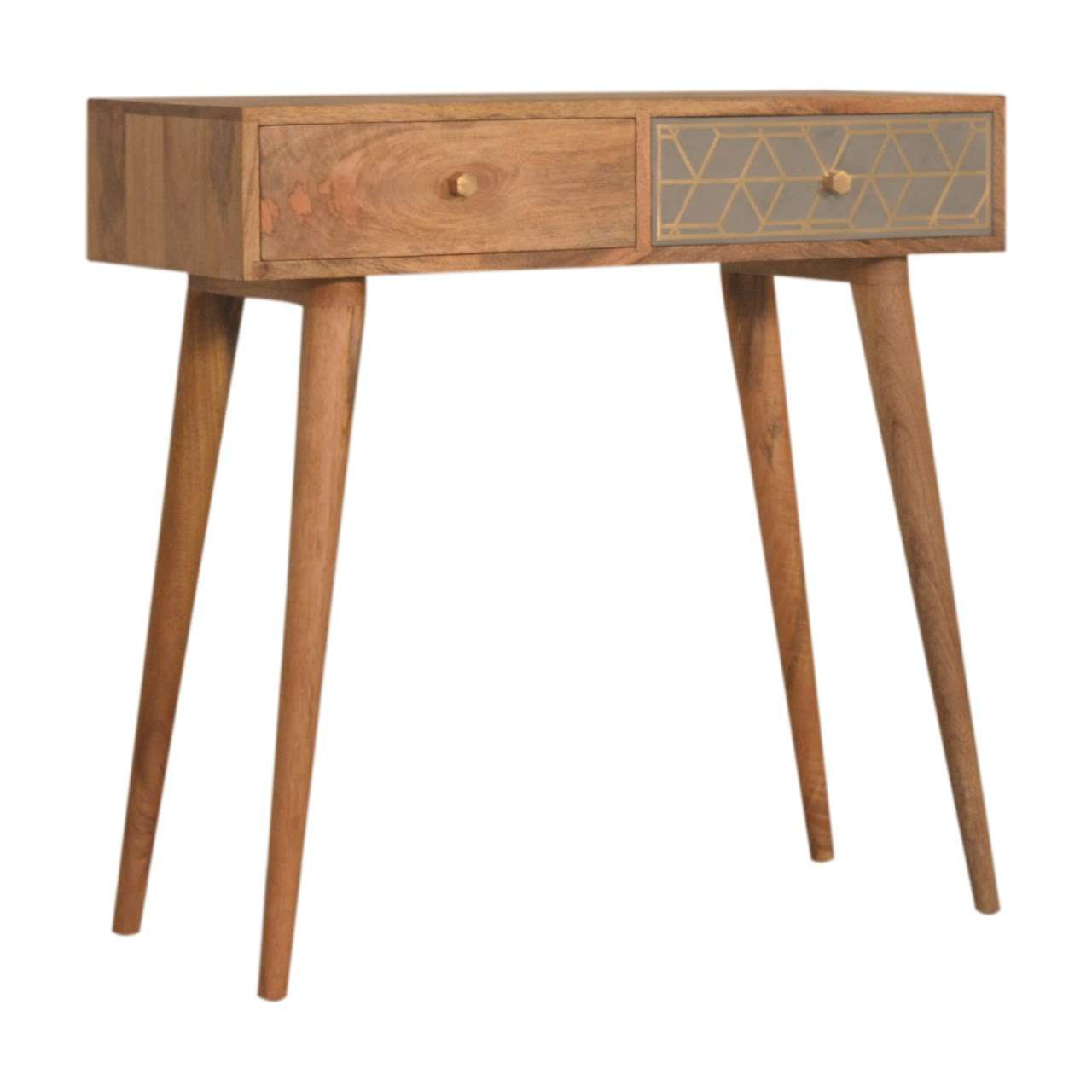 Ashpinoke:Dice Console Table-Console and Hall Tables-Artisan