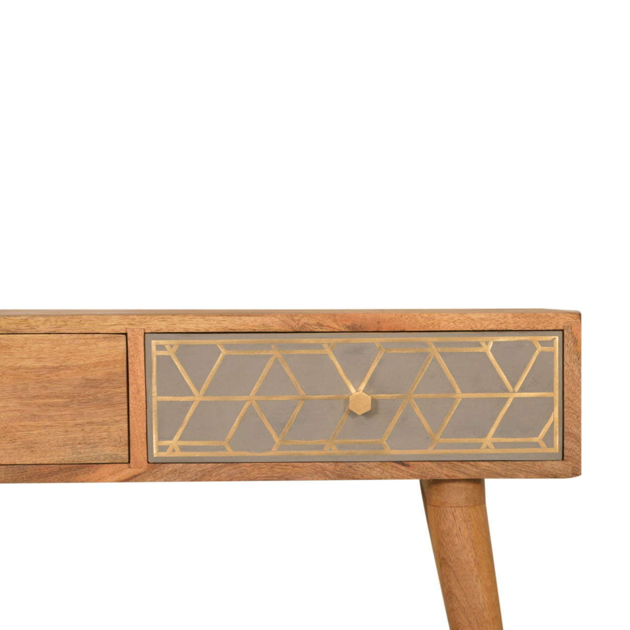 Ashpinoke:Dice Console Table-Console and Hall Tables-Artisan