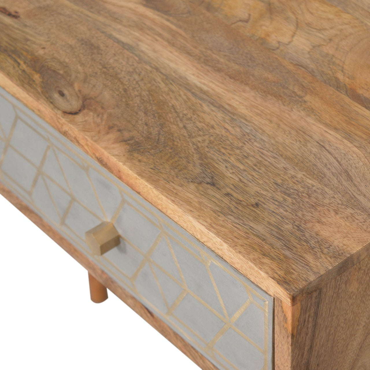 Ashpinoke:Dice Console Table-Console and Hall Tables-Artisan