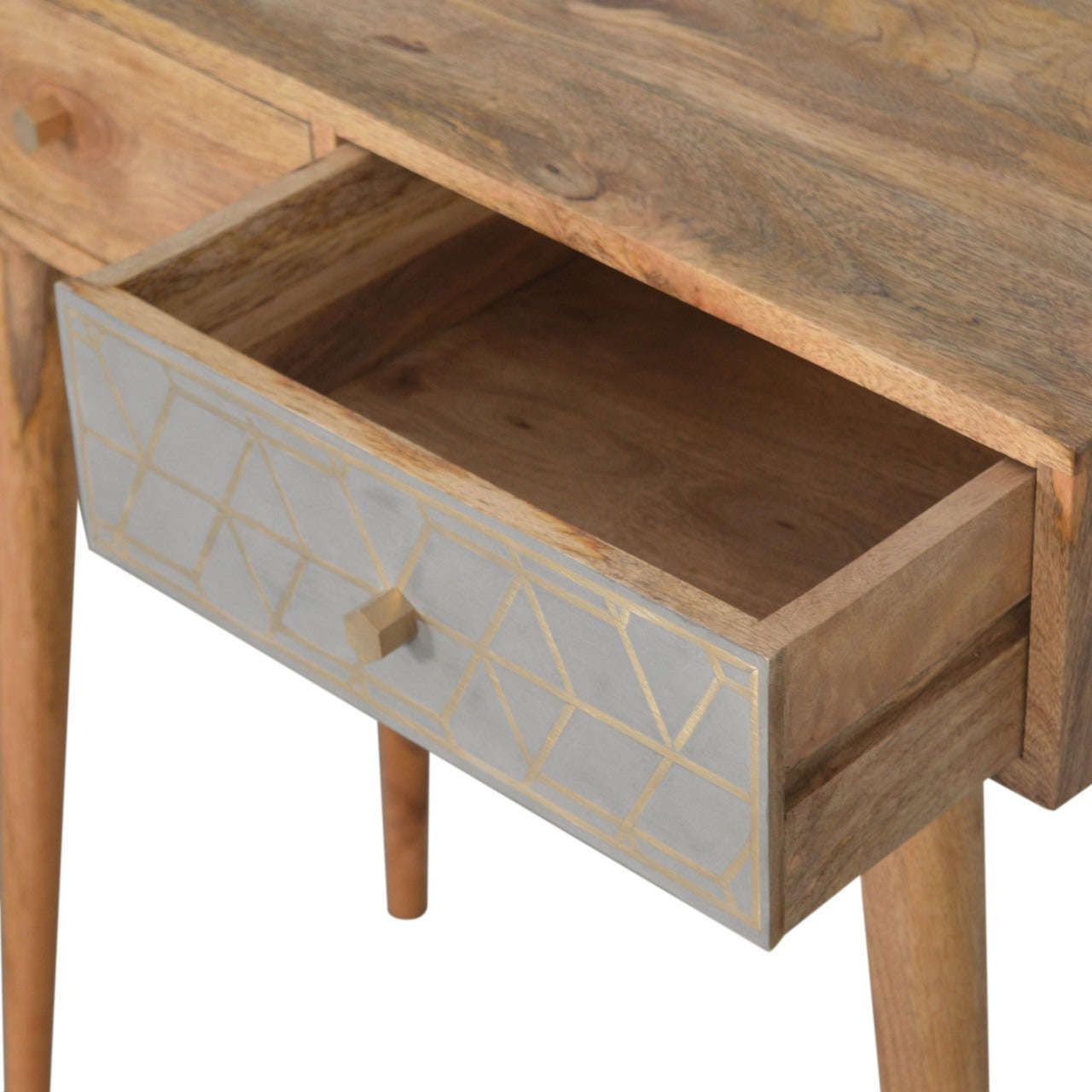 Ashpinoke:Dice Console Table-Console and Hall Tables-Artisan