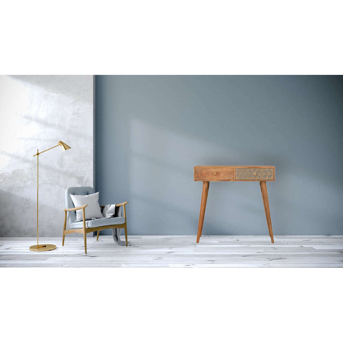 Ashpinoke:Dice Console Table-Console and Hall Tables-Artisan