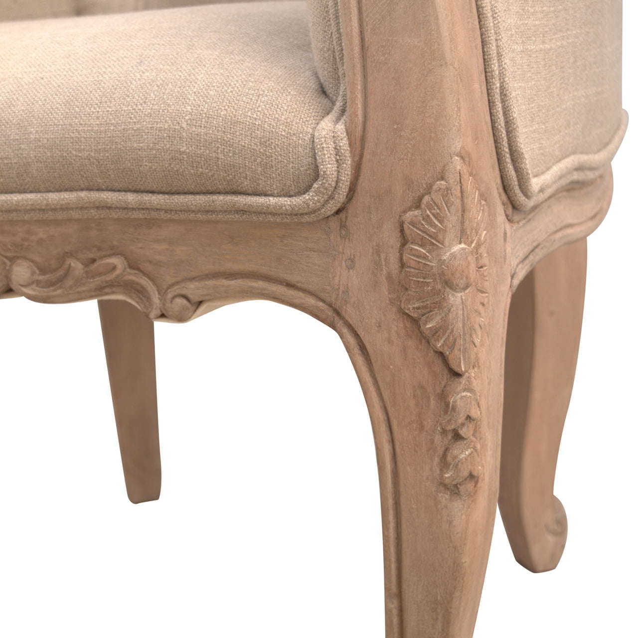 Ashpinoke:French Style Deep Button Chair-Chairs-Artisan