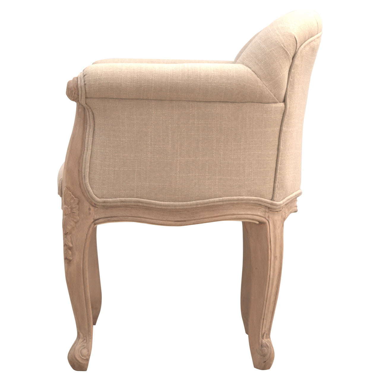 Ashpinoke:French Style Deep Button Chair-Chairs-Artisan