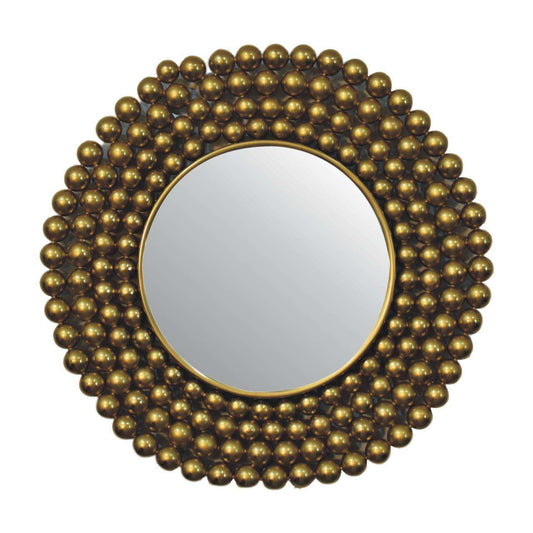 Ashpinoke:Gold Bubble Mirror Frame-Mirrors-Artisan